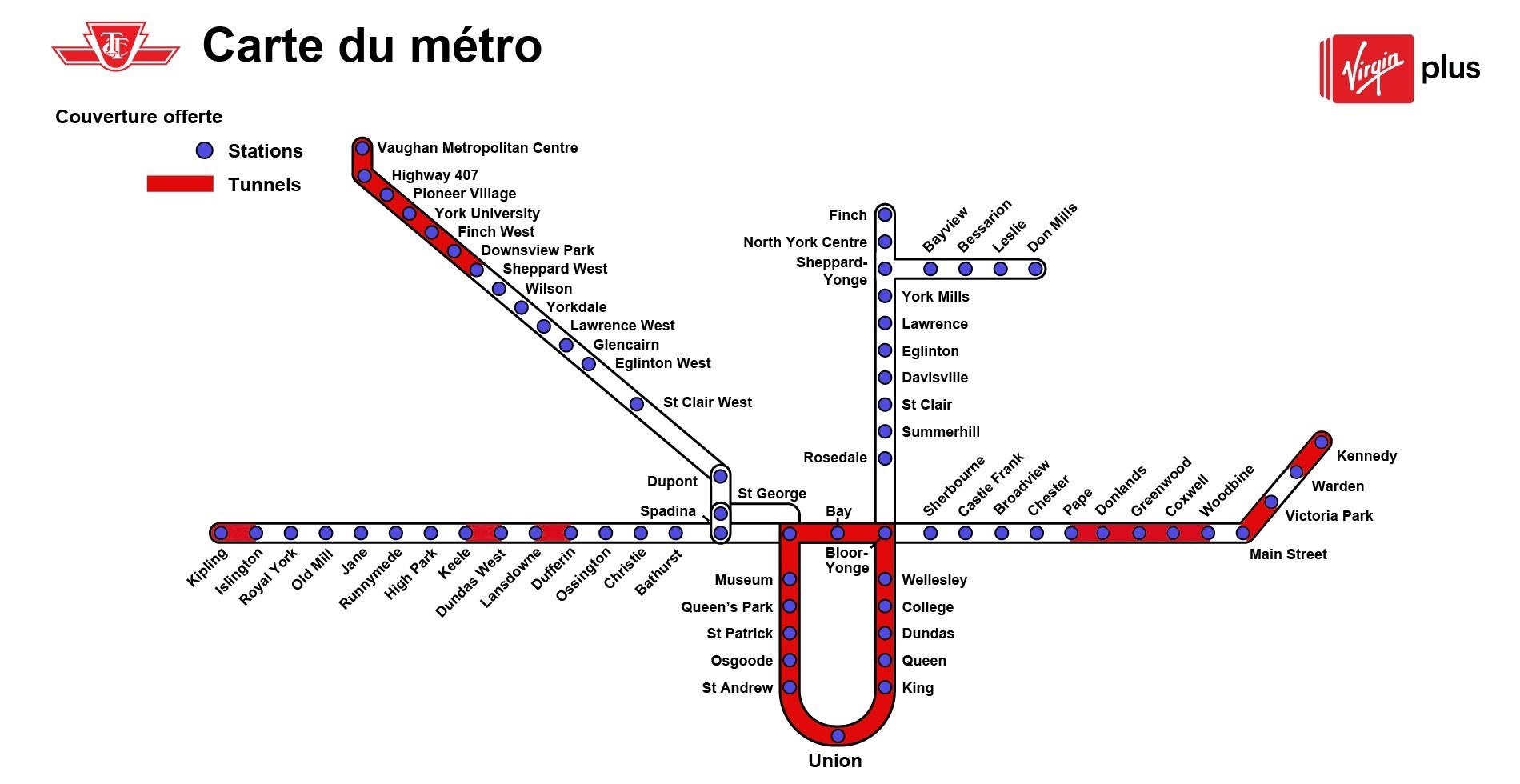 Une couverture mobile des tunnels et stations du métro de la TTC