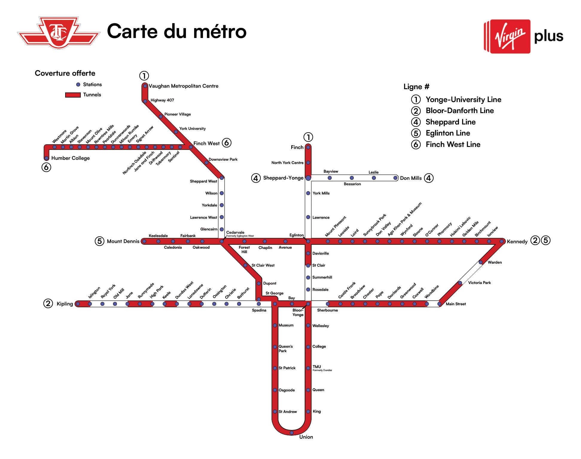 Une couverture mobile des tunnels et stations du métro de la TTC