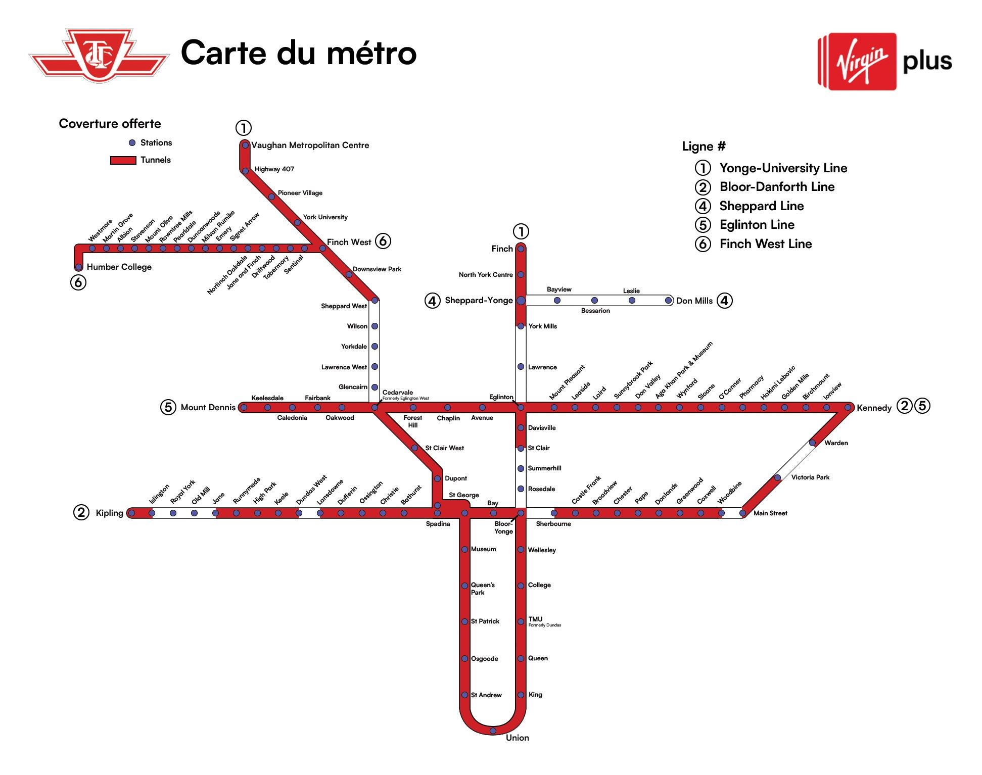 Une couverture mobile des tunnels et stations du métro de la TTC