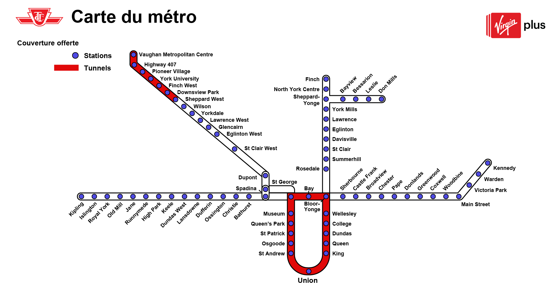 Une couverture mobile des tunnels et stations du métro de la TTC