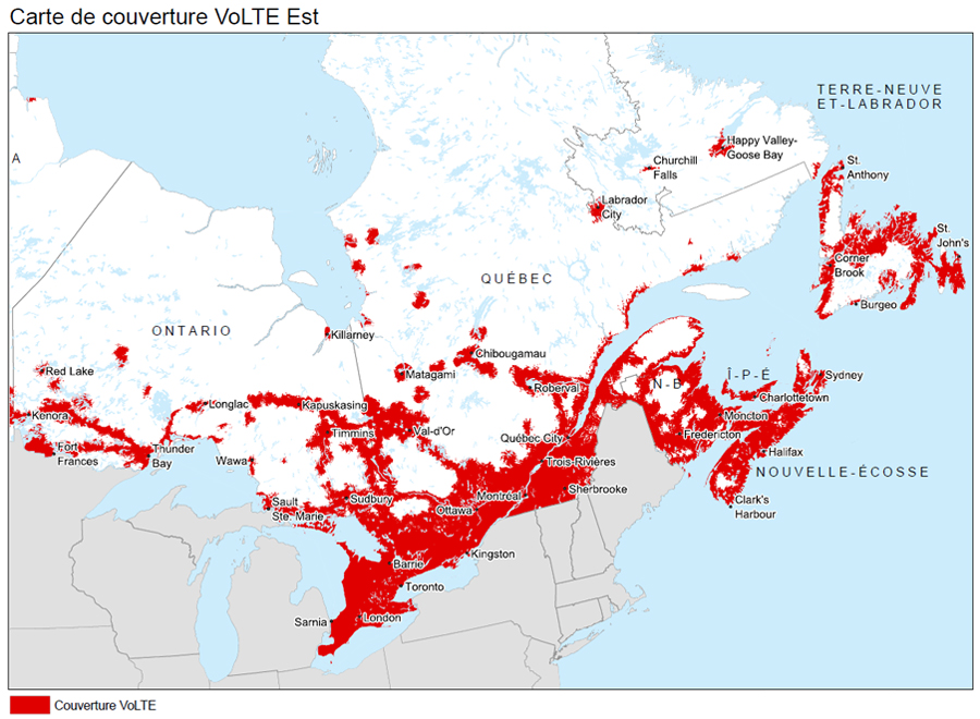 Ontario, Québec et Maritimes