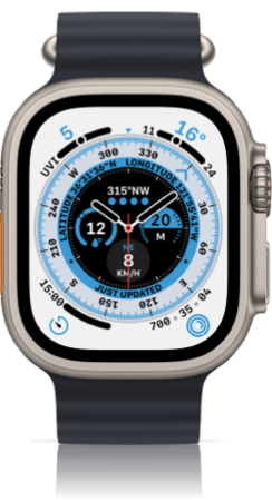 Apple Watch Ultra Bracelet Océan minuit