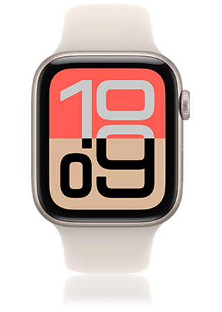 Thumbnail of Apple Watch SE 3 Aluminum with Starlight Sport Band (ML)