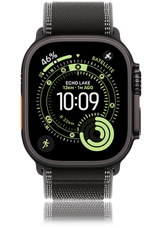 Thumbnail of Apple Watch Ultra 3 Titanium with Black Trail Loop (ML)